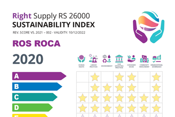 Ros Roca obtiene el certificado RS26000...