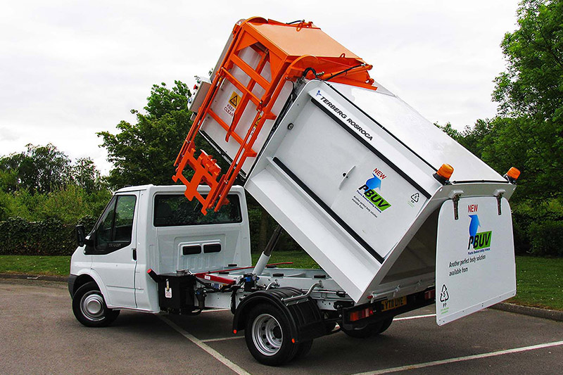 Camión recolector de residuos PBUV 6.5 y PBUV 8.5