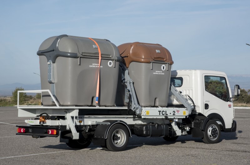 Camión satélite para transporte de contenedores de carga lateralTCL-1 / TCL-2